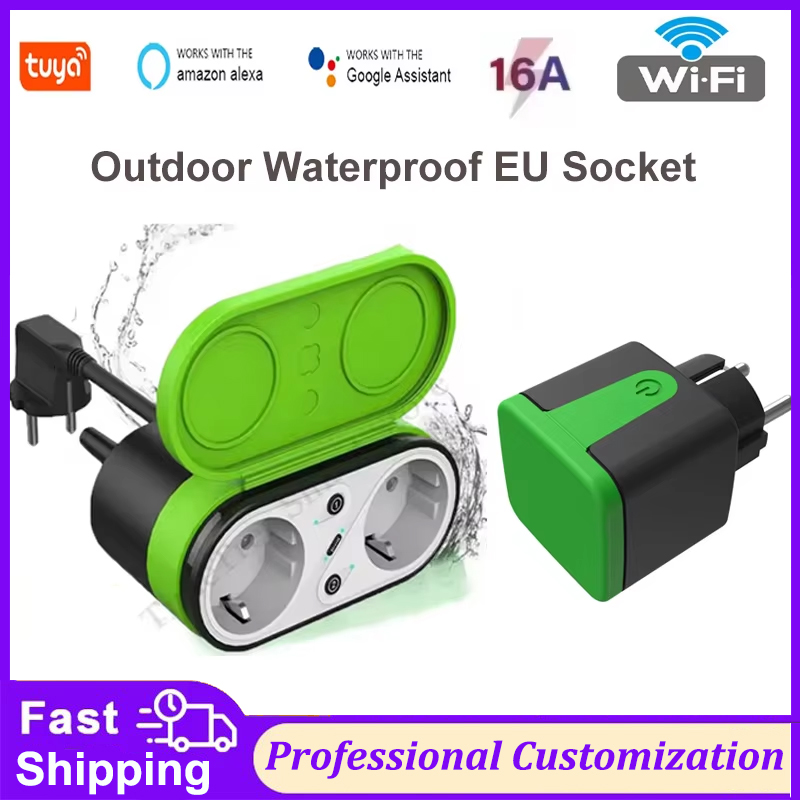 Smart Accessories - Tuya EU 16A Wifi Smart Outdoor