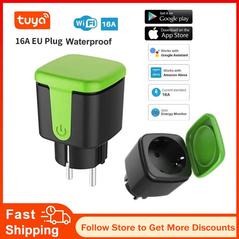 Smart Accessories - Tuya EU 16A WiFi Smart Waterproof