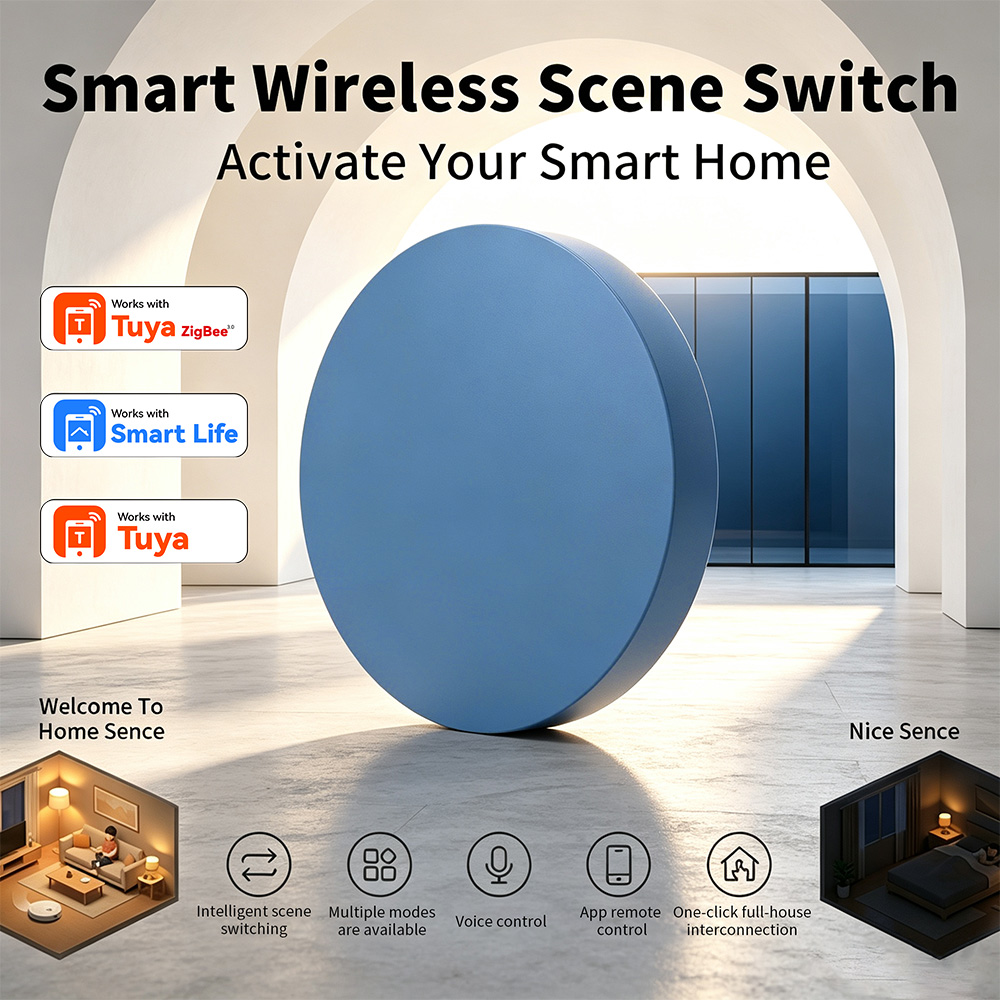 Smart Accessories - Zigbee Smart Scene Push Button Compatible