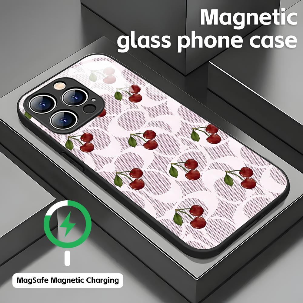 Cherry Luxury Pattern Phone Ca - Screen Protector Film recension och pris