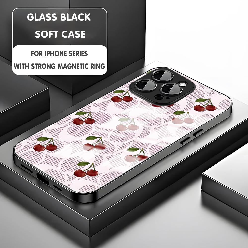 Cherry Luxury Pattern Phone Ca - Screen Protector Film recension och pris