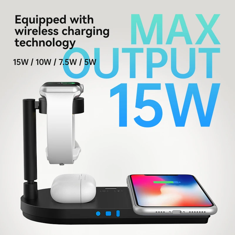Foldable 3-in-1 Wireless Charg - Wireless Charger Watch recension och pris