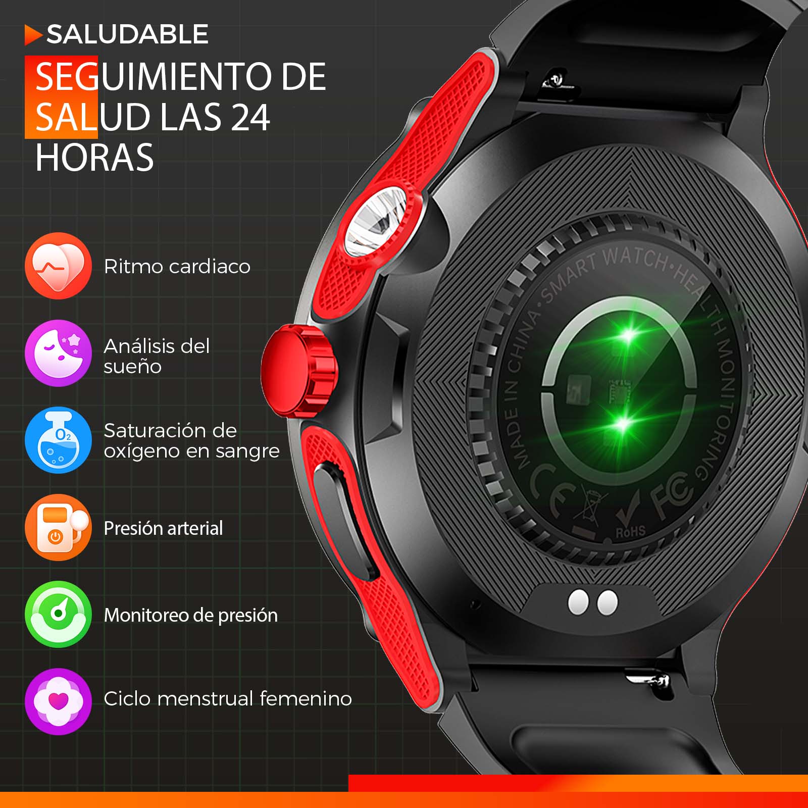 EIGIIS Smart Watch 3ATM Waterp - Smartwatch Face recension och pris