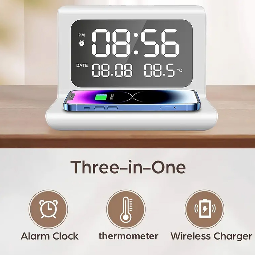 Wireless Charger Pad Stand wit - Wireless Charger Watch recension och pris