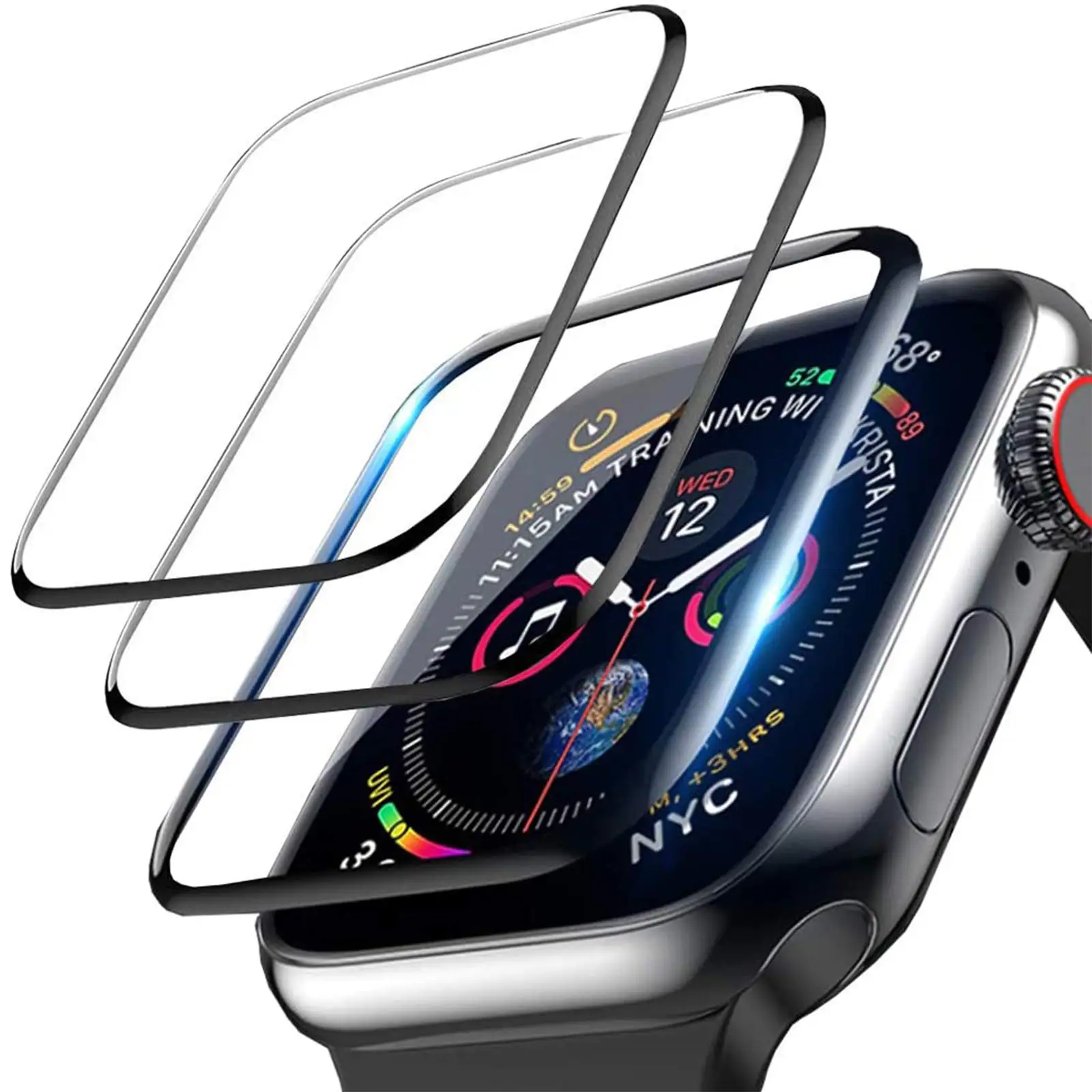 3D Tempered Glass For Apple Wa - Smartwatch Icon recension och pris