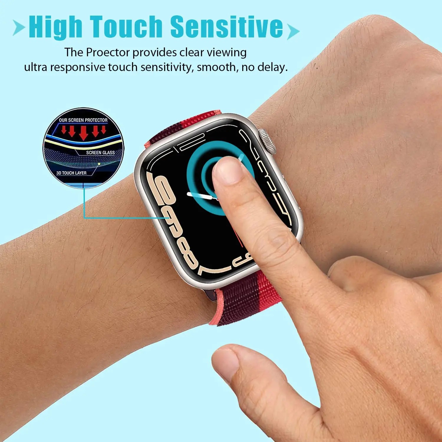 3D Tempered Glass For Apple Wa - Smartwatch Icon recension och pris