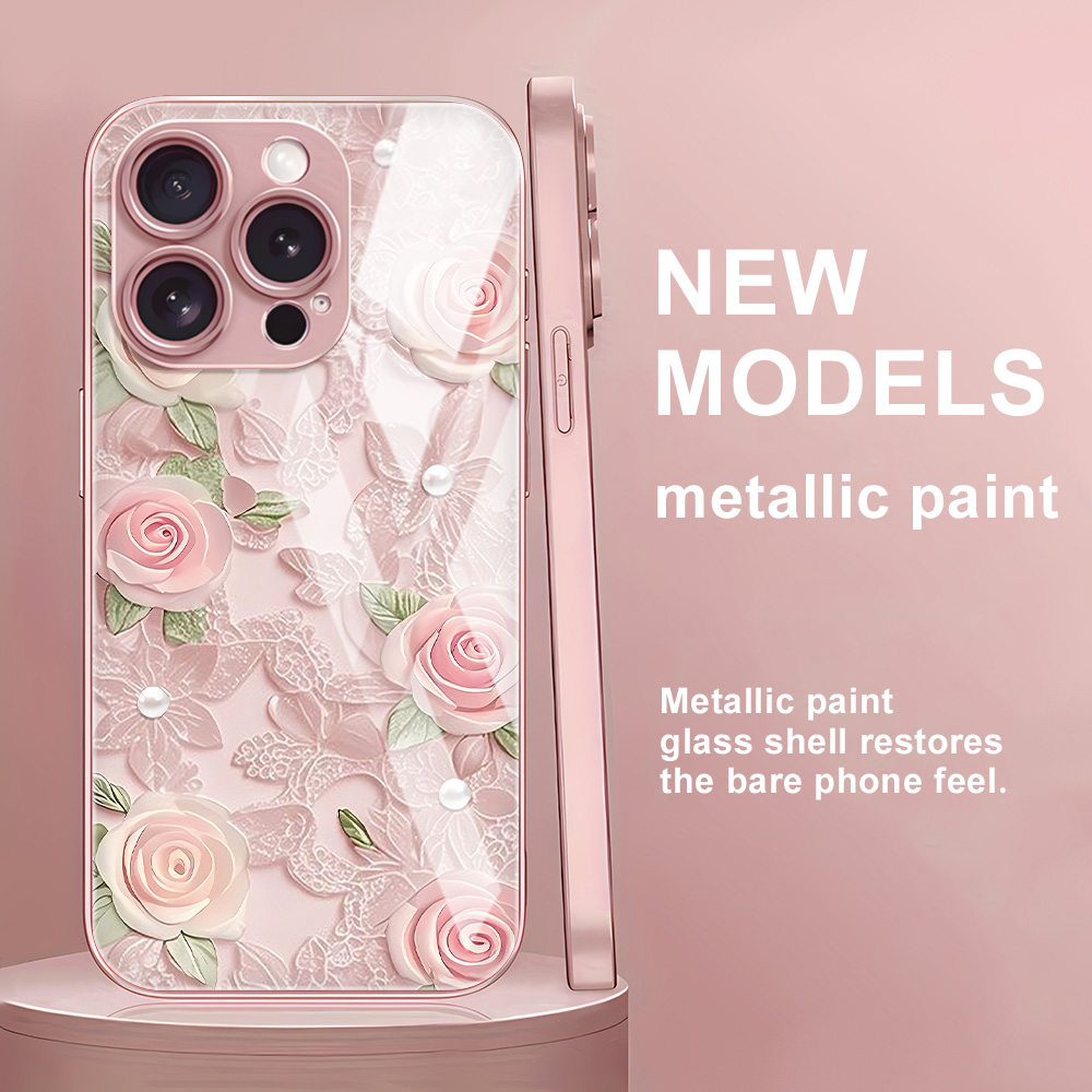 Flower Tempered Glass Case For - Screen Protector Film recension och pris