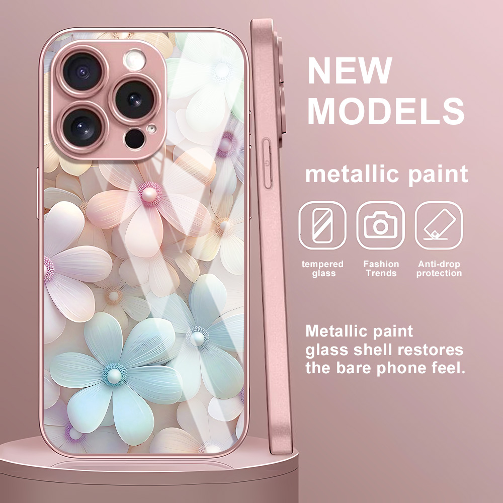 Flower Tempered Glass Case For - Screen Protector Film recension och pris