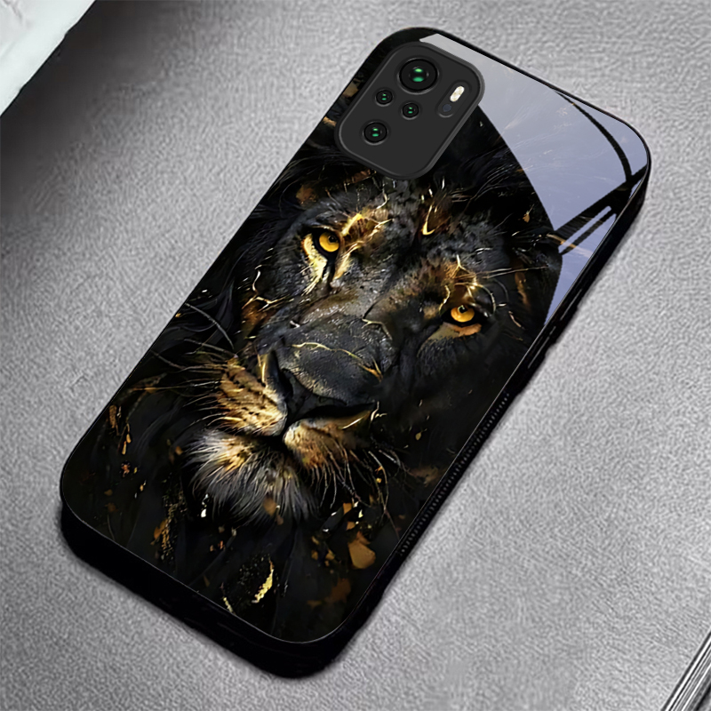 Lion With Golden Black Glass P - Xiaomi Redmi Note 13 recension och pris