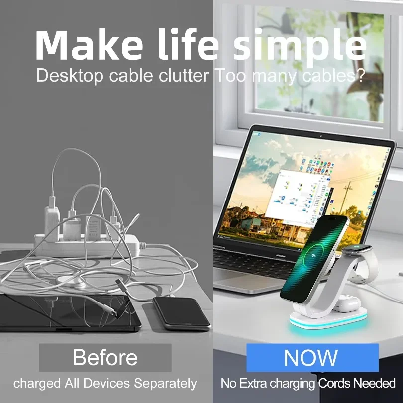 qi2 3 in 1 Magnetic Wireless C - Wireless Charger Watch recension och pris
