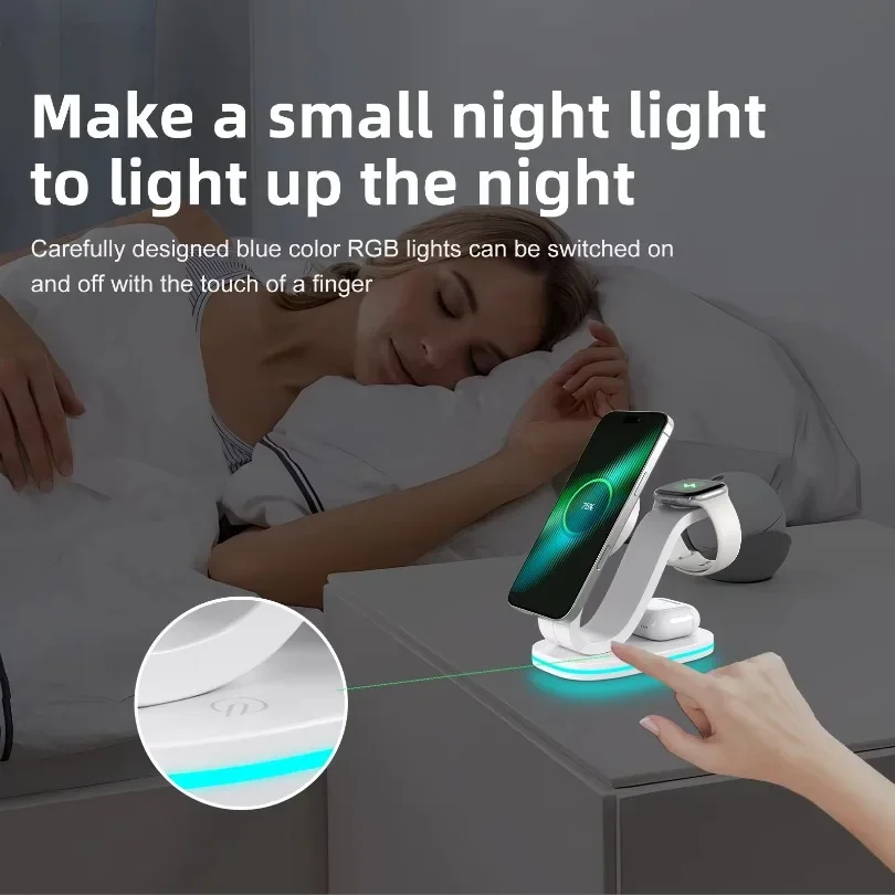 qi2 3 in 1 Magnetic Wireless C - Wireless Charger Watch recension och pris
