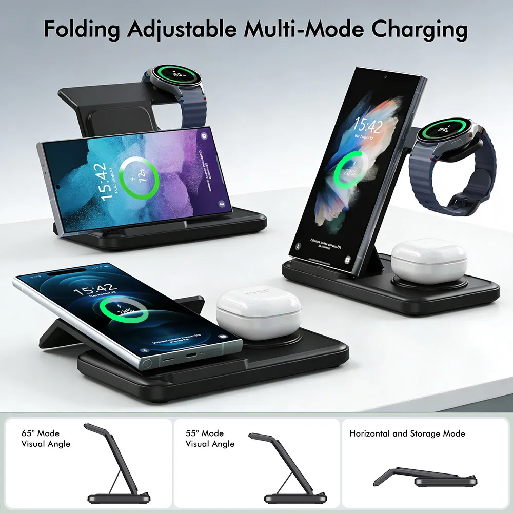 3 IN 1 Wireless Charger Statio - Wireless Charger Watch recension och pris