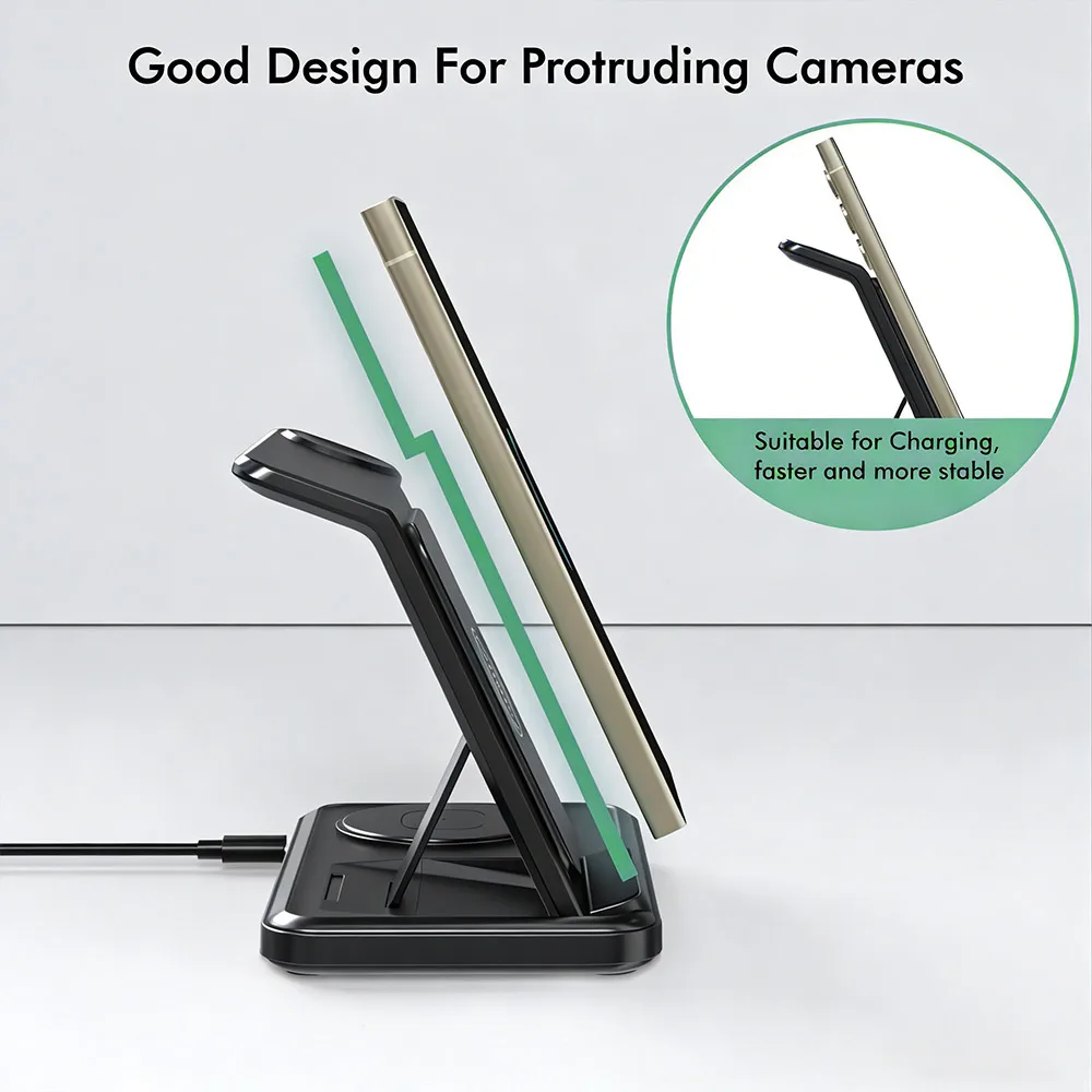 3 IN 1 Wireless Charger Statio - Wireless Charger Watch recension och pris
