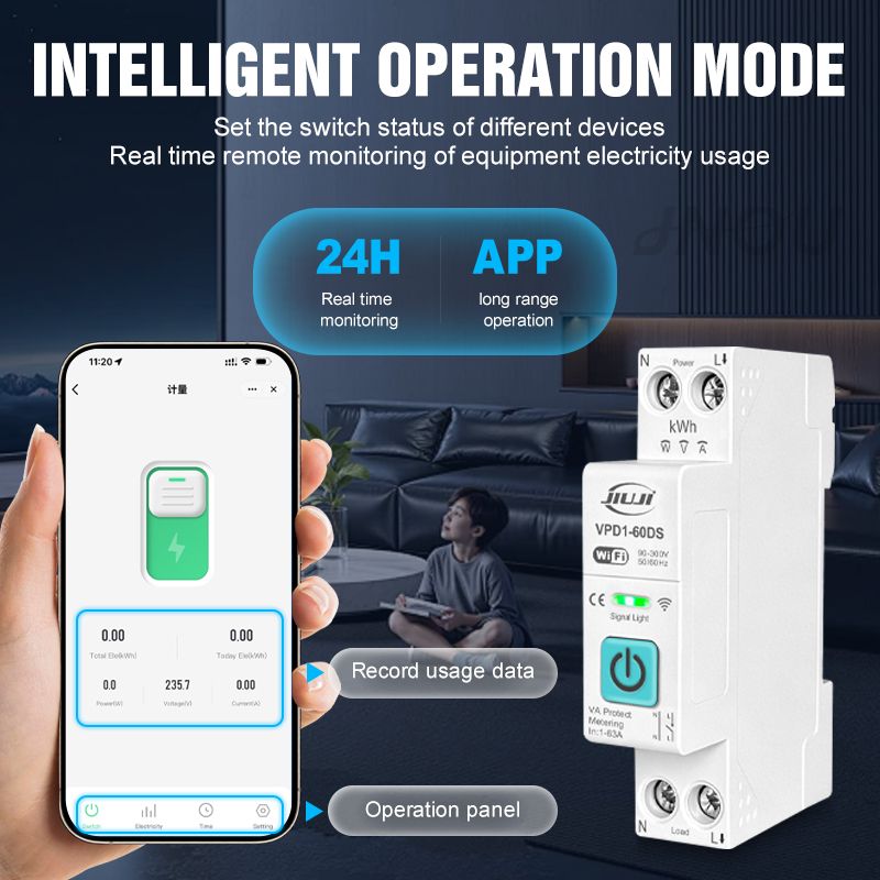 Smart WiFi DIN Rail Switch 1P  - Smart Accessories recension och pris