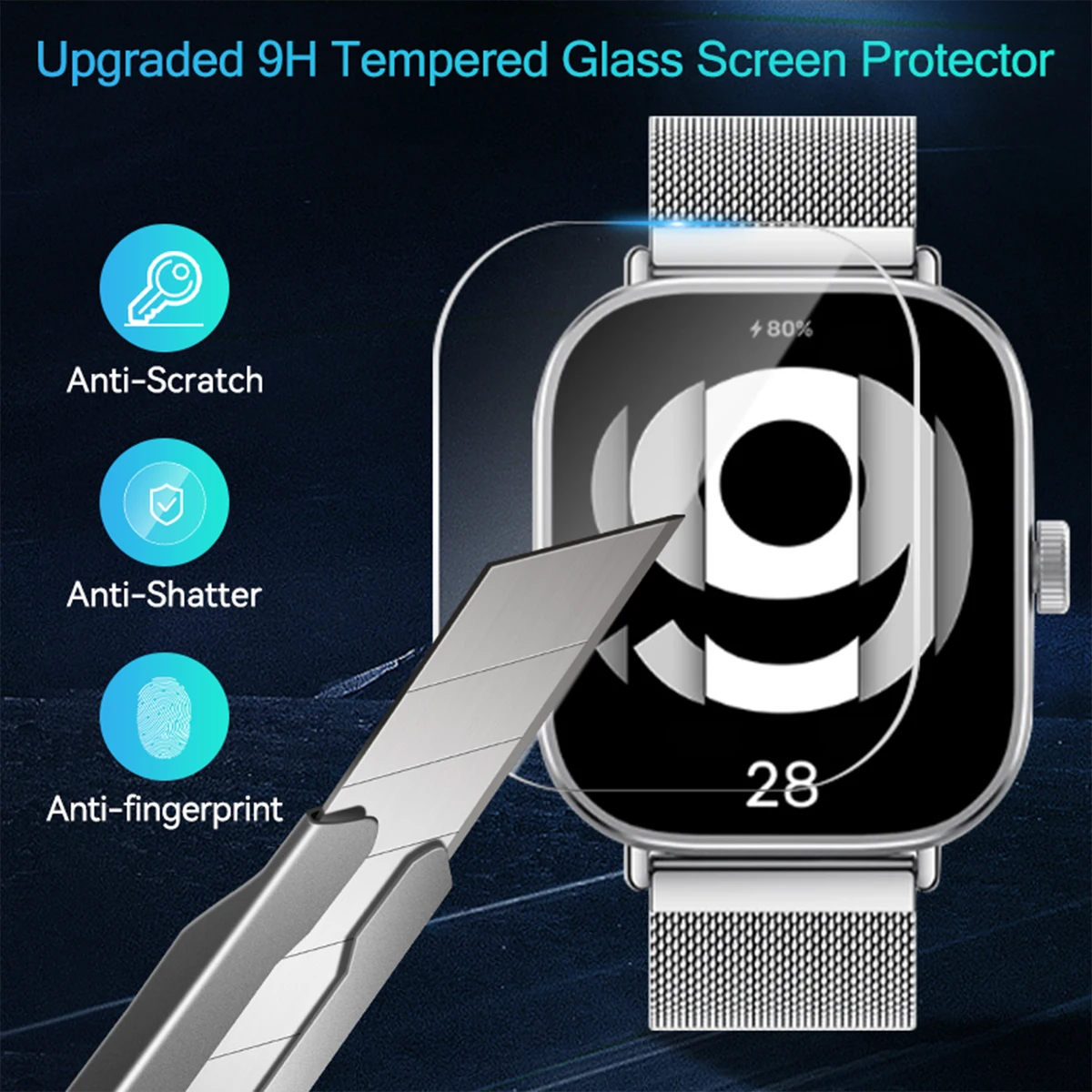 Tempered Glass for Xiaomi Redm - Smartwatch Icon recension och pris