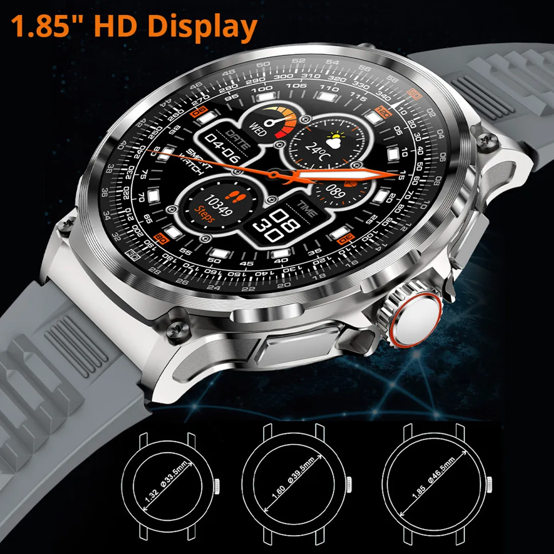 COLMI V69 1.85 Inch HD Bluetoo - Smartwatch Face recension och pris