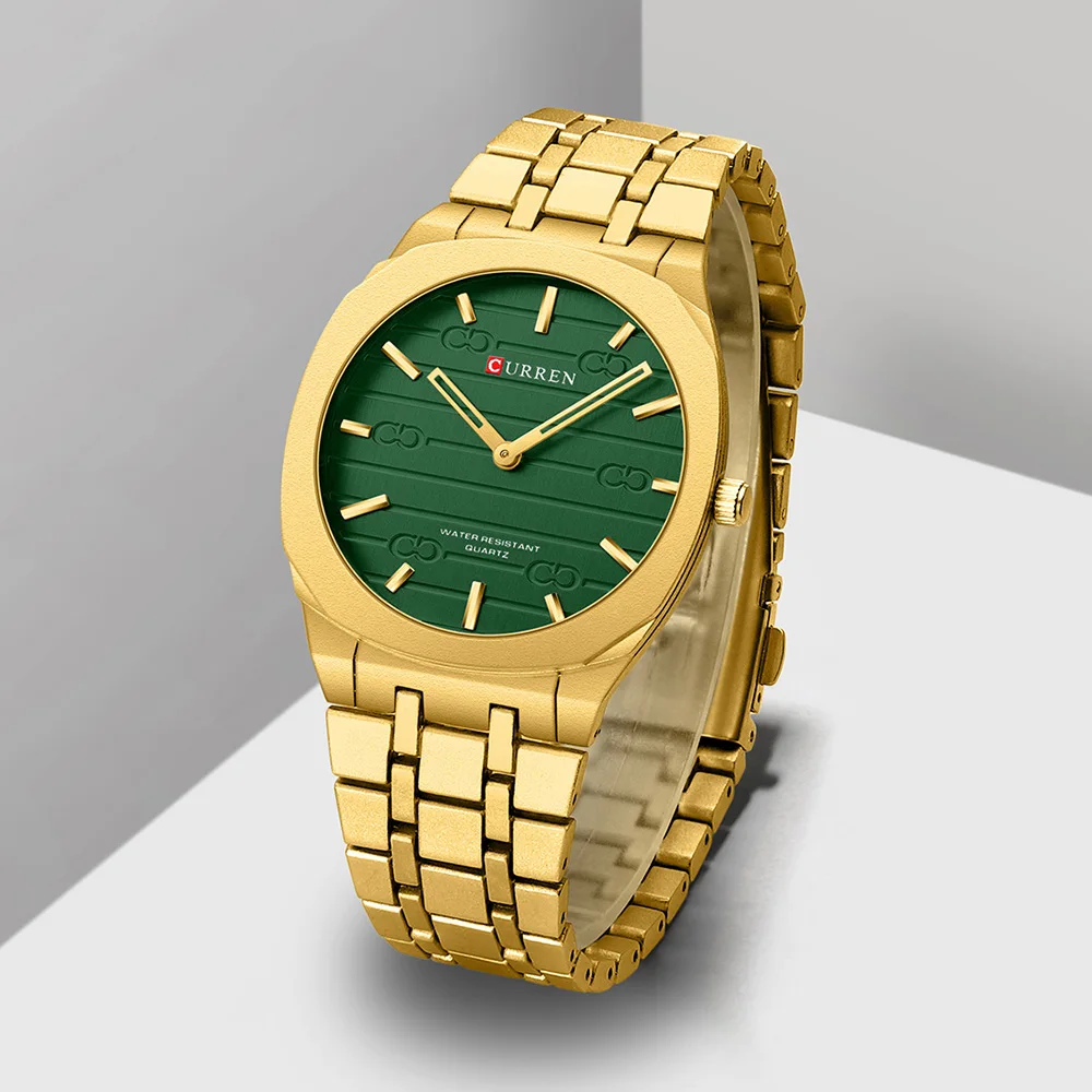 CURREN Fashion Mens Watches Ul - Stainless Mesh Band recension och pris
