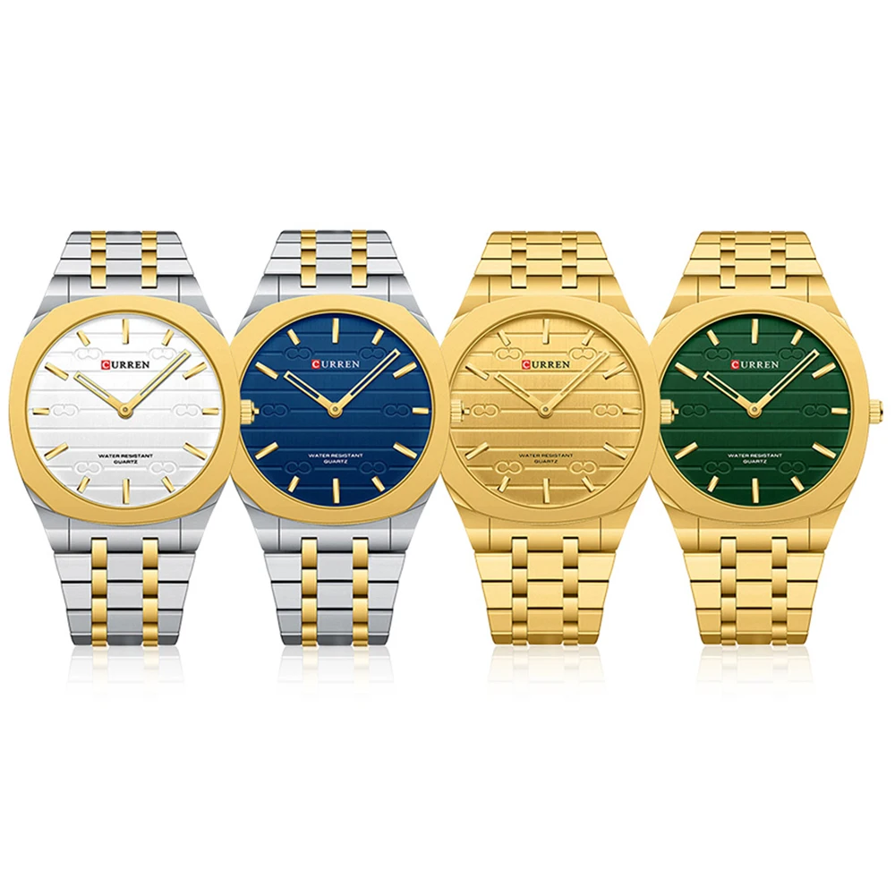 CURREN Fashion Mens Watches Ul - Stainless Mesh Band recension och pris