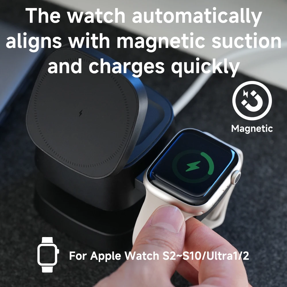 Magnetic 3 in 1 Wireless Charg - Wireless Charger Watch recension och pris