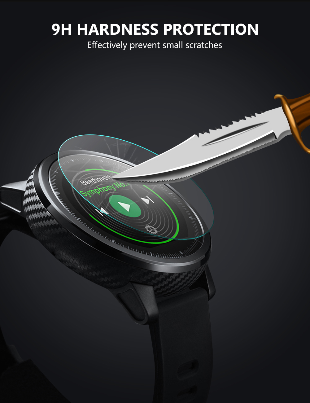 2PACK Round Watches Tempered G - Smartwatch Icon recension och pris