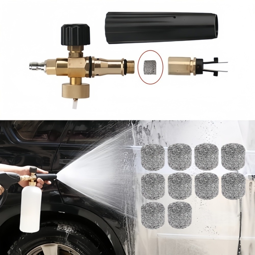 6pcs Car Wash High Density Foa - Stainless Mesh Band recension och pris