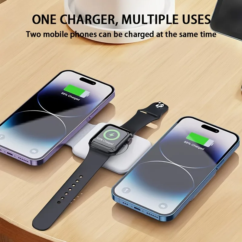 3 in 1 Portable Magnetic Wirel - Wireless Charger Watch recension och pris